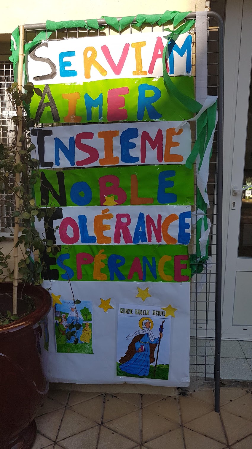 Angèle nous attend à la Cathédrale Insieme Centre Angèle Merici